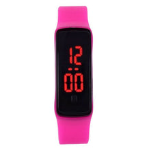 Load image into Gallery viewer, New Silicone Unisex Watchband Women Men LED Digital Screen Watch  Sports Watches Fashion Outdoor Wristwatches for student kids