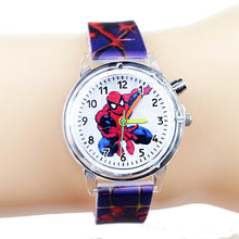 Load image into Gallery viewer, Spiderman Children Watches For Kids Colorful Flash Light Electronic Boys Watch Birthday Party Gift Clock Wrist Dropshipping