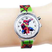 Load image into Gallery viewer, Spiderman Children Watches For Kids Colorful Flash Light Electronic Boys Watch Birthday Party Gift Clock Wrist Dropshipping
